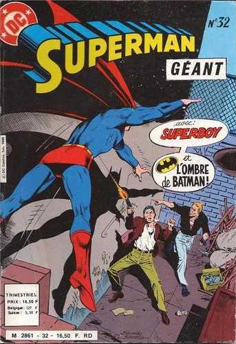Scan de la Couverture Superman Gant 2 n 32